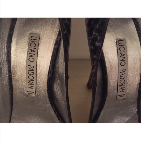 Luciano Padovan Python Pumps - Picture 4 of 6